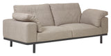 NOA 3-Pers. Soffa, beige med svarta ben