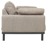 NOA 3-Pers. Soffa, beige med svarta ben