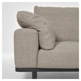 NOA 3-Pers. Soffa, beige med svarta ben