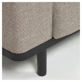 NOA 3-Pers. Soffa, beige med svarta ben