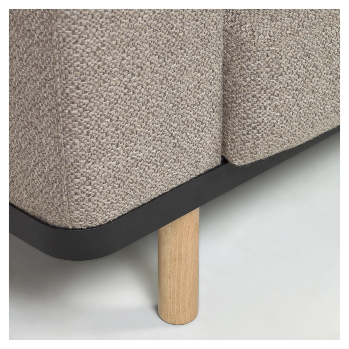 NOA 3-Pers. Soffa med kuddar beige/natur