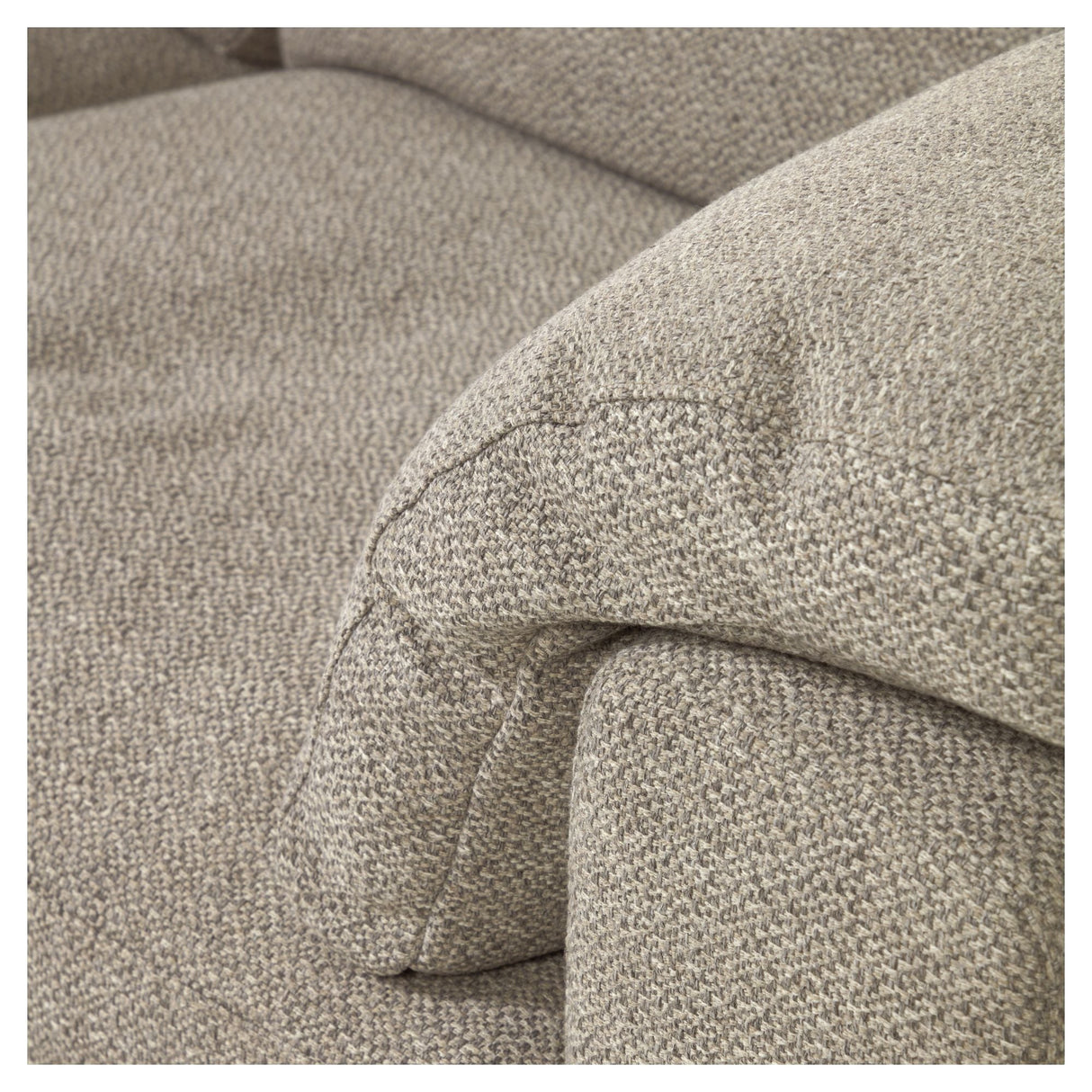 NOA 3-Pers. Soffa med kuddar beige/natur