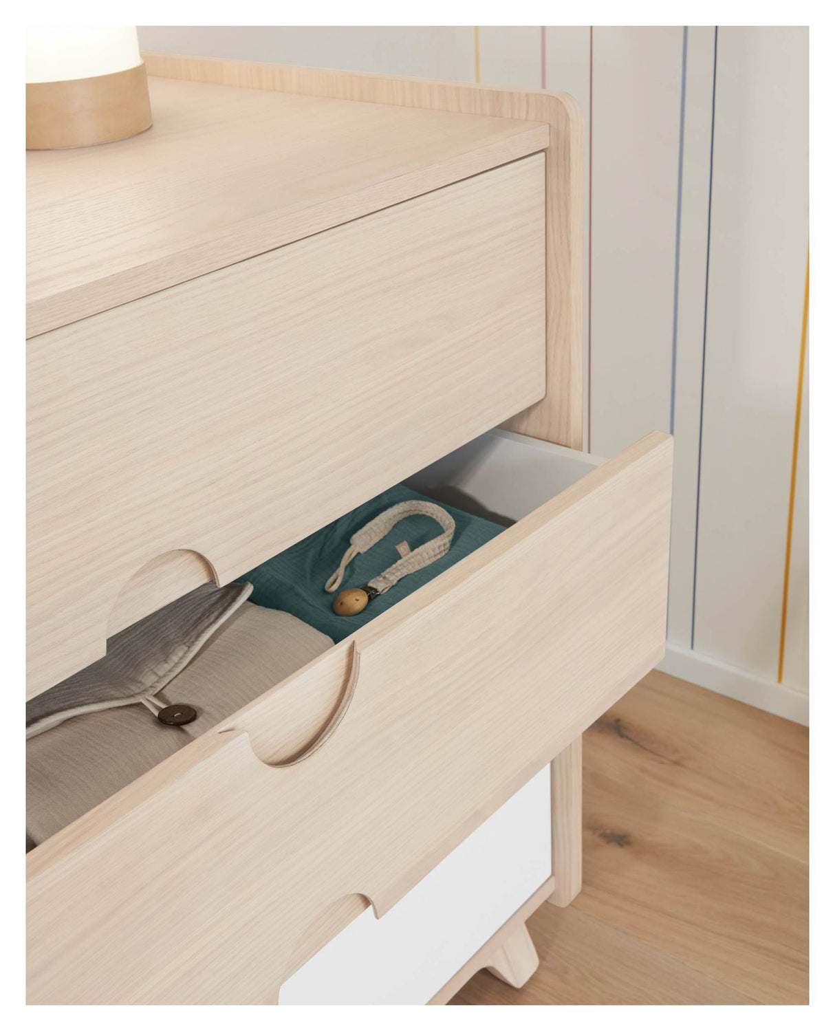 Nunila Kids Chest w. 3 lådor MDF/Ash Veneer