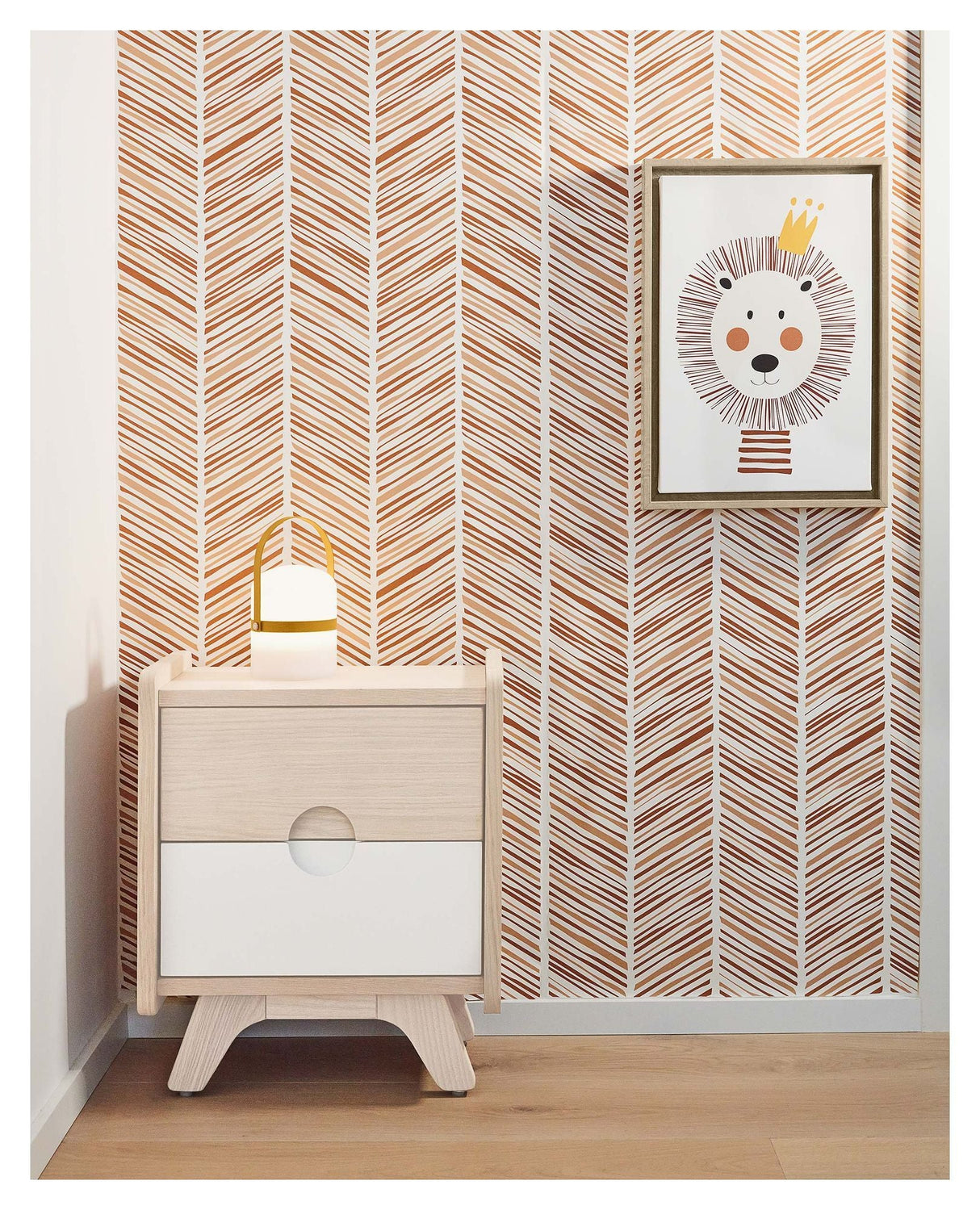 Nunila Kids Bedside Table MDF/Ash Veneer