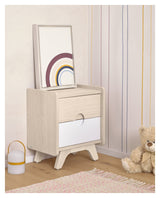 Nunila Kids Bedside Table MDF/Ash Veneer