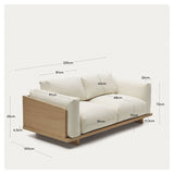 OAQ 3-PERS. Soffa, beige