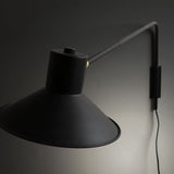 Space Wall Lamp L svart