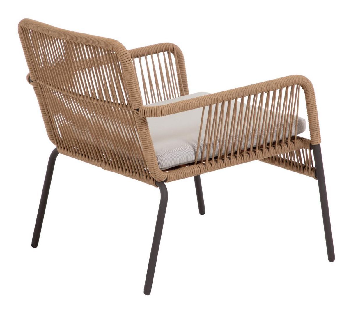 Samanta Lounge Chair Beige/svart