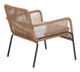 Samanta Lounge Chair Beige/svart