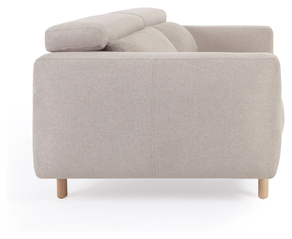 Singa 3-Pers. Soffa, beige chenille