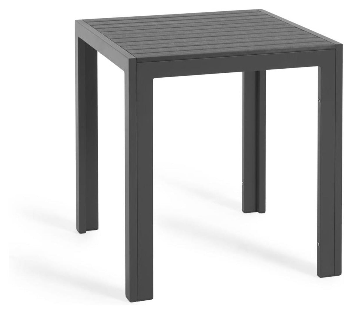 Sirley Garden Table, 70x70, mörkgrå aluminium