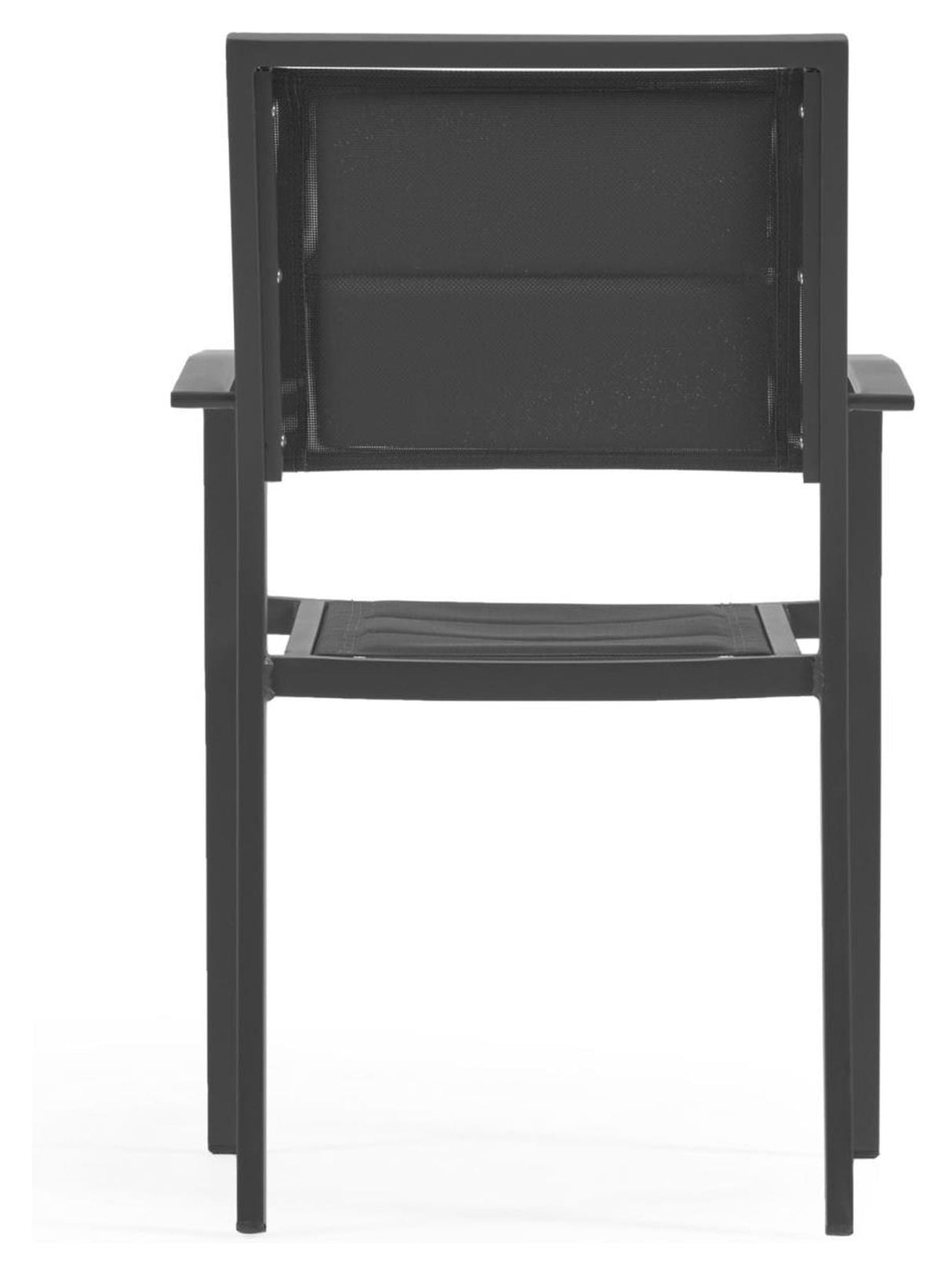 Sirley Garden Chair i aluminium/textilier, svart