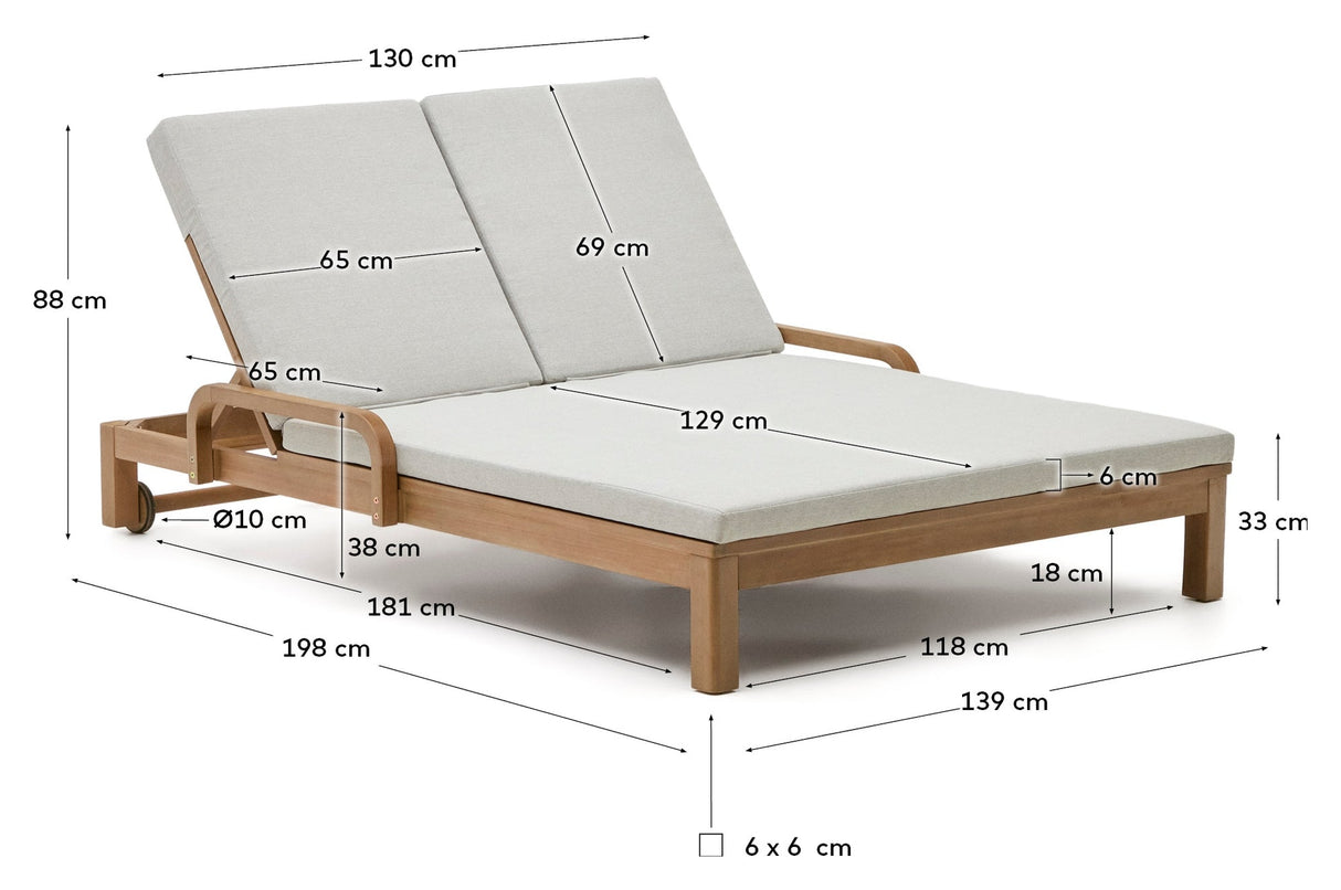 Sonsaura dubbel solstol