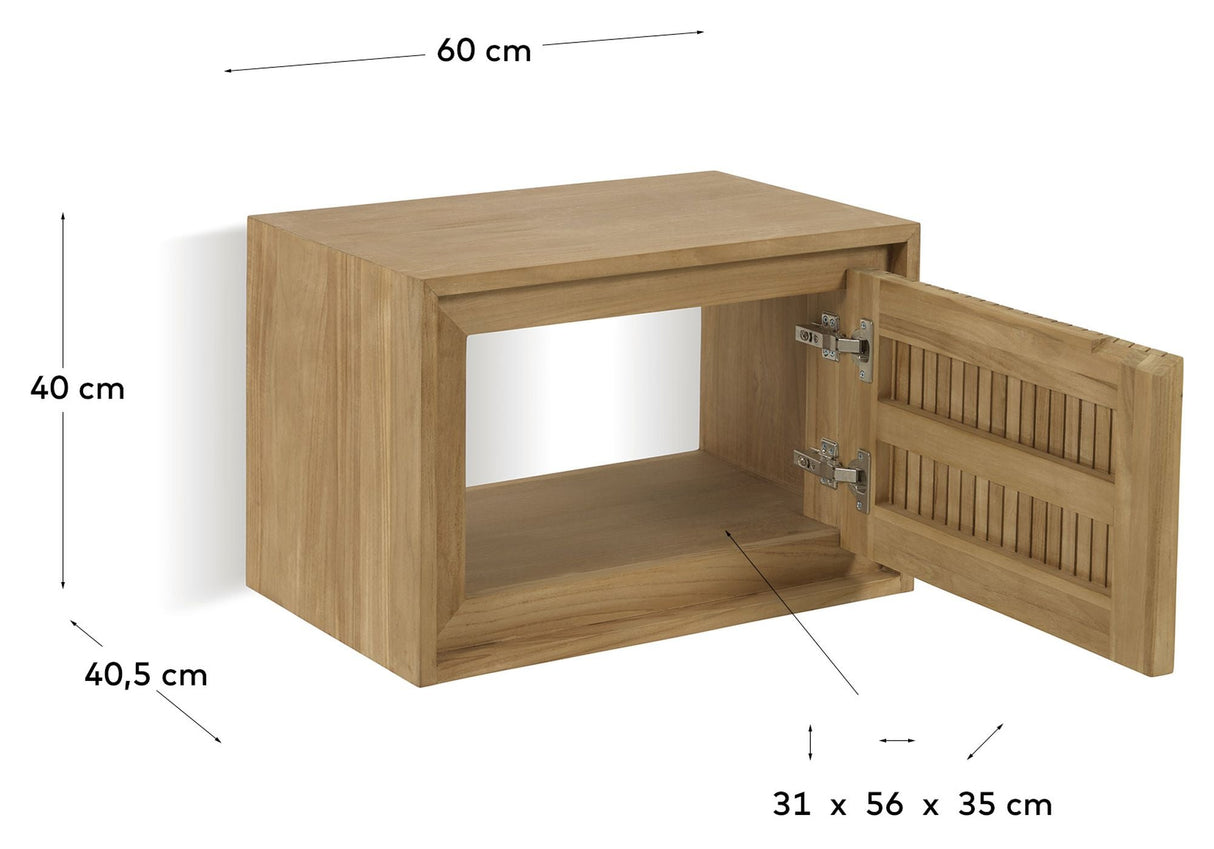 TACIANA BAMBRAKTET, 60x40, solid teak