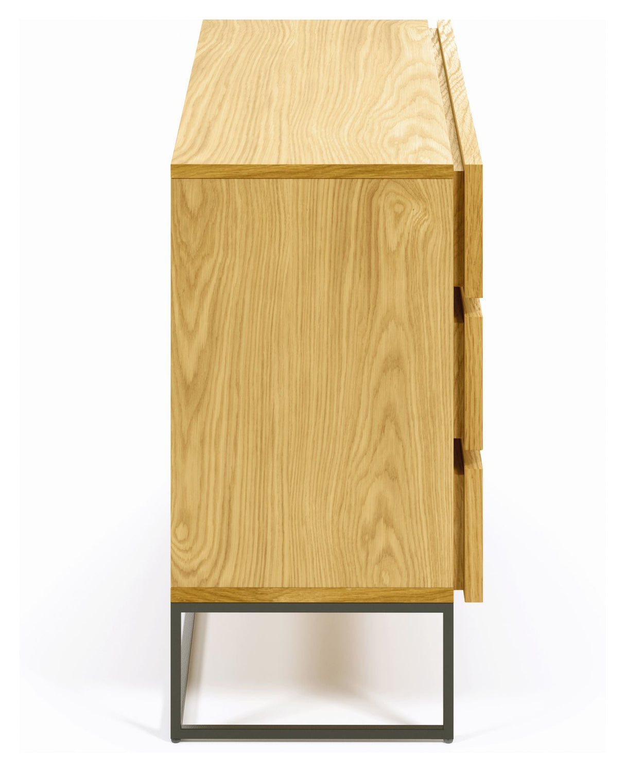 Taiana bröst w. 3 lådor - Oak Veneer