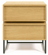 Taiana Bedside Table - Oak Veneer