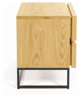 Taiana Bedside Table - Oak Veneer