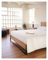 Taiana Bed Frame, Oak Veneer, 160x200