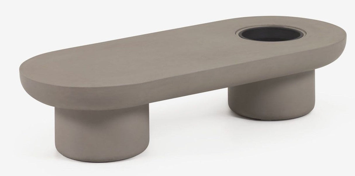 Taimi Lounge Table, 140x60, betong