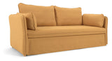 Tanit Sofa Bed, B210, Yellow Linen/Beech ben