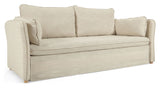 Tanit Sofa Bed, B210, off-white linne/bokben