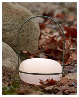 Te utomhusbordslampa, polyeten/grön metall