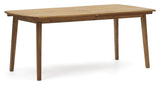 Thianna Garden Table With Extension, Acacia Wood, 180 (240) x90