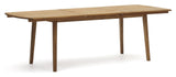 Thianna Garden Table With Extension, Acacia Wood, 180 (240) x90