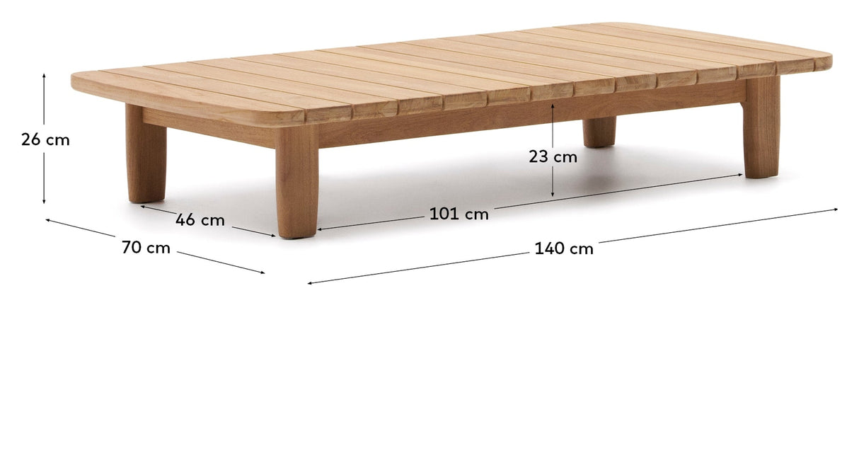 Tirant Café Tabell 70x140mcm - Teakved