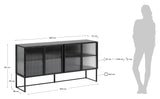 Trixie Sideboard Black, B160