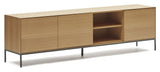 Vedrana TV -bord, Oak Veneer, 195x55