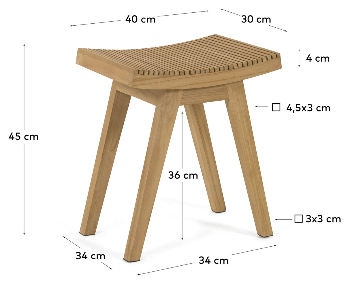 Vicentina pall, massiv teak