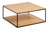 Yoana Coffee Table 80x80, Oak Veneer