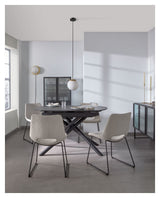 Yodalia Dining Table Grey, 130/190x100