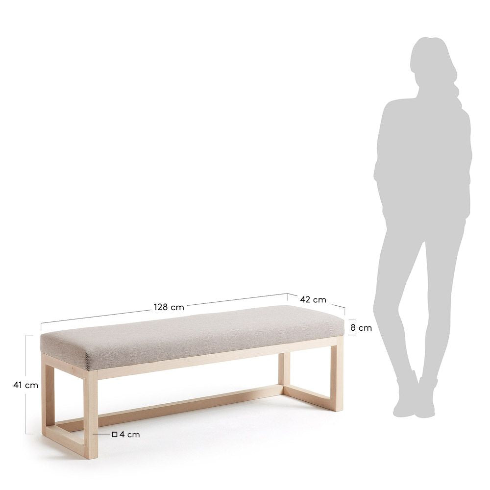 Yola Bench, Beige