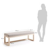 Yola Bench, Beige