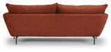 Hasle Lux 3-sits soffa, orange sammet