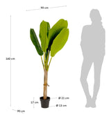 Banano Artificial Plant, 160 cm