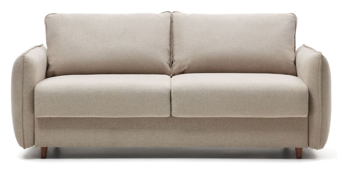 Carlota 2 Pers. Bäddsoffa, beige chenille