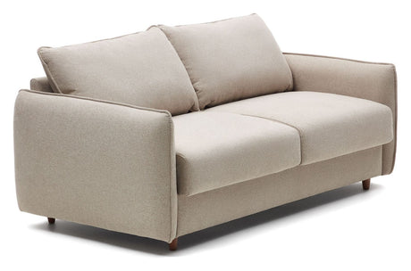 Carlota 2 Pers. Bäddsoffa, beige chenille