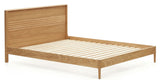 Lenon Bed Frame, Solid Oak/Oak Veneer, 180x200