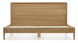 Lenon Bed Frame, Solid Oak/Oak Veneer, 180x200