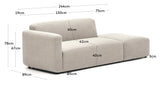 Neom 2-Pers. Soffa, beige