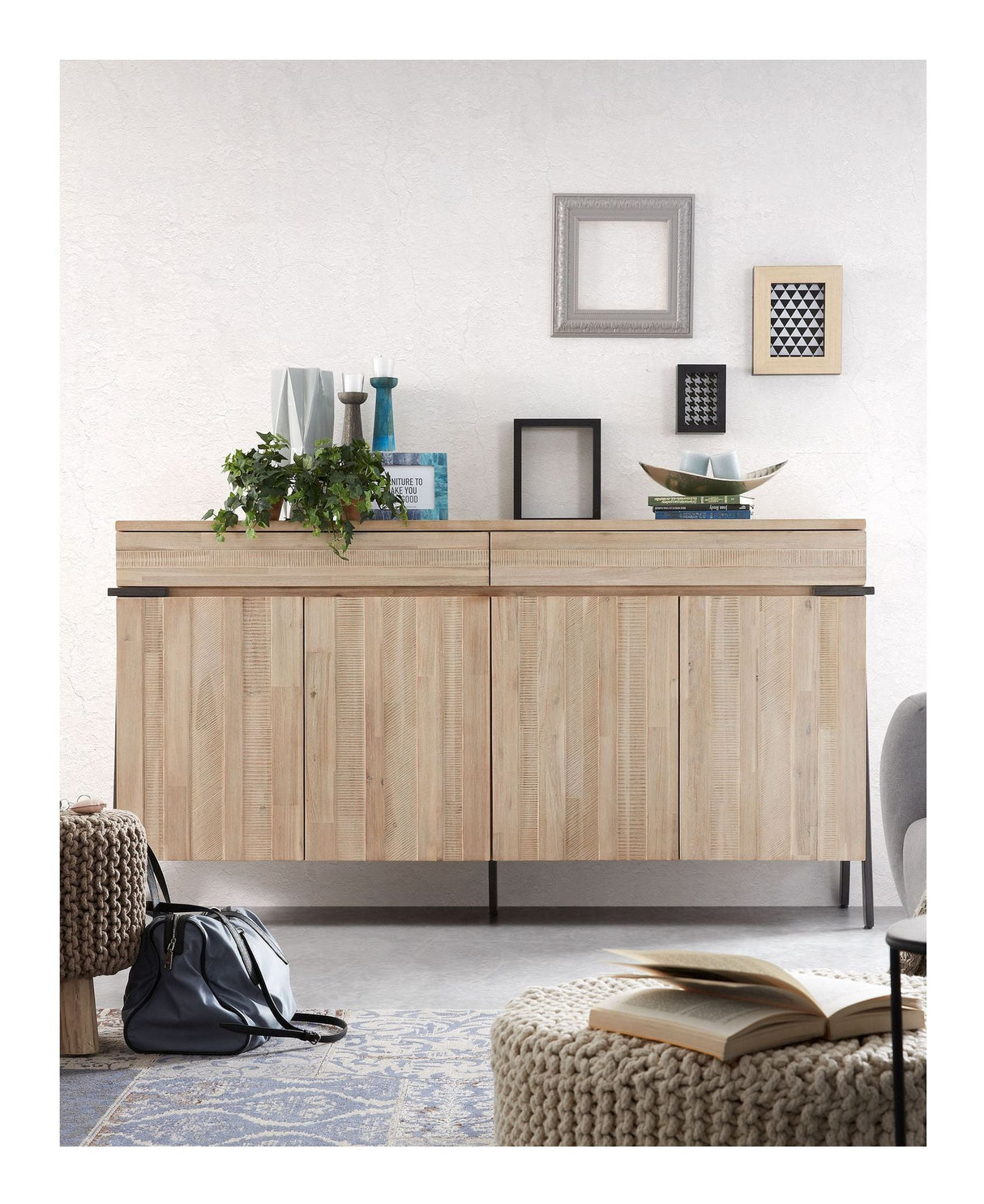 Thinh Sideboard, Nature/Acacia, 184x98