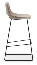 Zahara Barstool, brunt tyg, H: 76