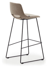 Zahara Barstool, brunt tyg, H: 76