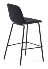 Zunilda Bar Chair, Black, H: 65