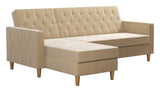 Liberty Sofa Bed with Chaise Longue, elfenben