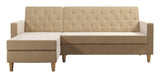 Liberty Sofa Bed with Chaise Longue, elfenben