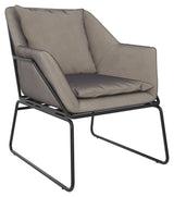 Avery Lounge Chair, Grey Velvet